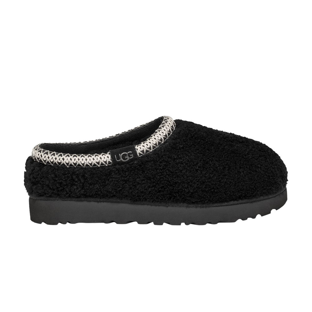 UGG Tasman Maxi Curly Slipper Black (Femme)