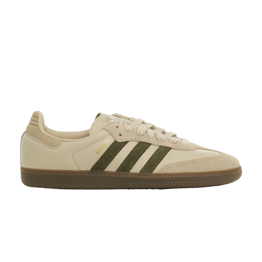 adidas Samba OG Aluminum Dark Khaki