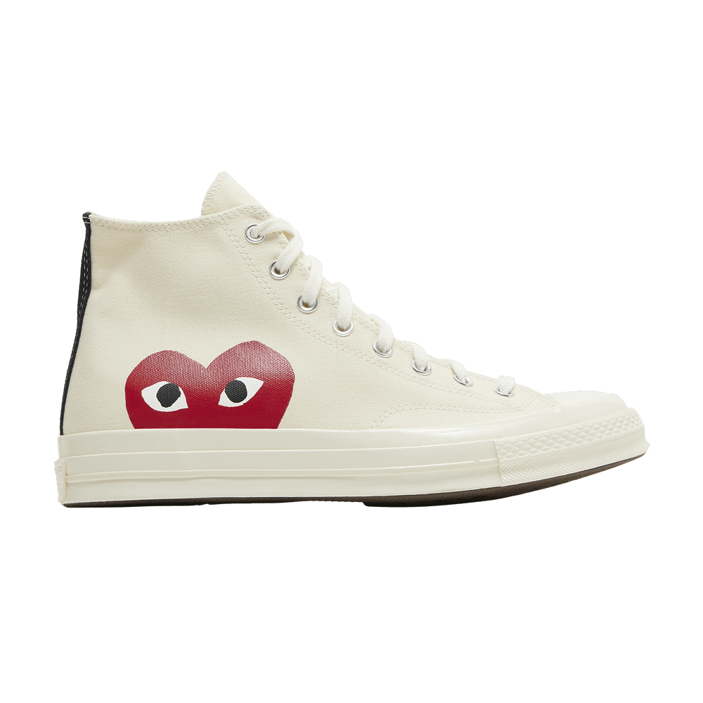 Converse Chuck Taylor All Star 70 Hi Comme des Garçons PLAY Blanc