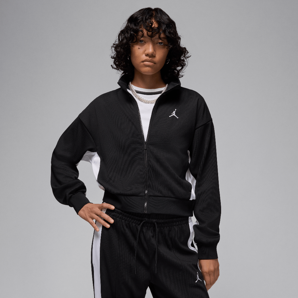 Veste en maille Jordan pour femme Noir/Blanc/Blanc