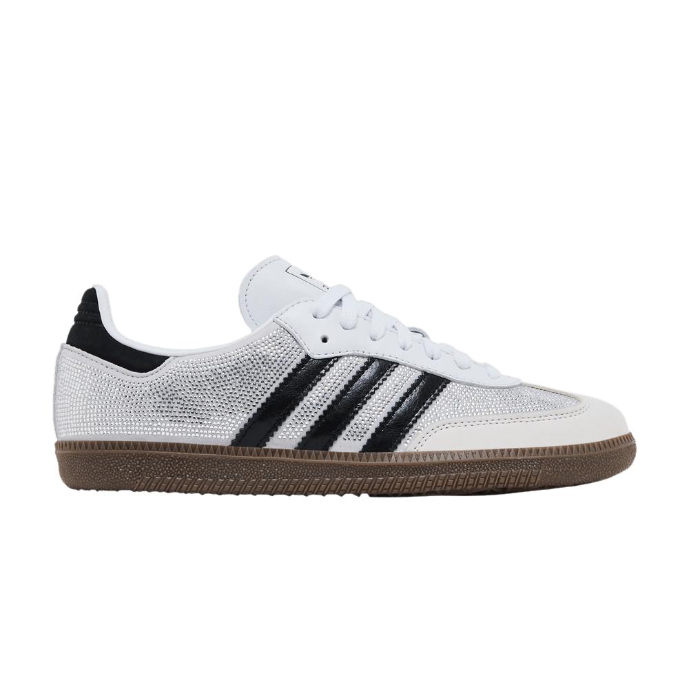 adidas Samba OG Rhinestone Crystal White Silver (Femme)