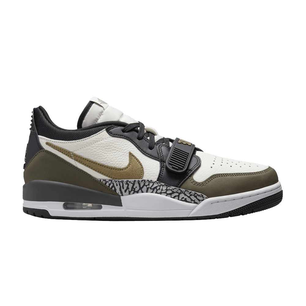 Jordan Legacy 312 Low Voile Noir Olive Moyenne
