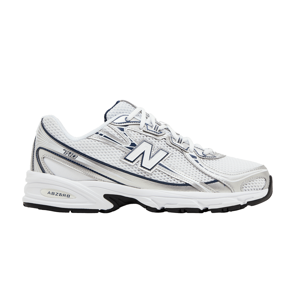 New Balance 740v2 Blanc Gris Ombre Marine