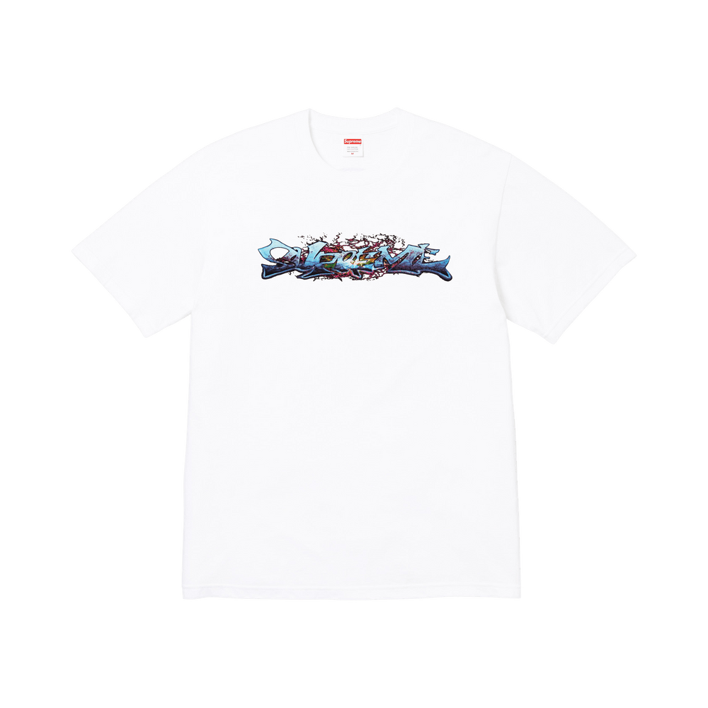 T-shirt Supreme Tag « White »