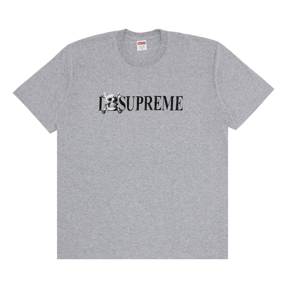 T-shirt Supreme Skull 'Heather Grey'