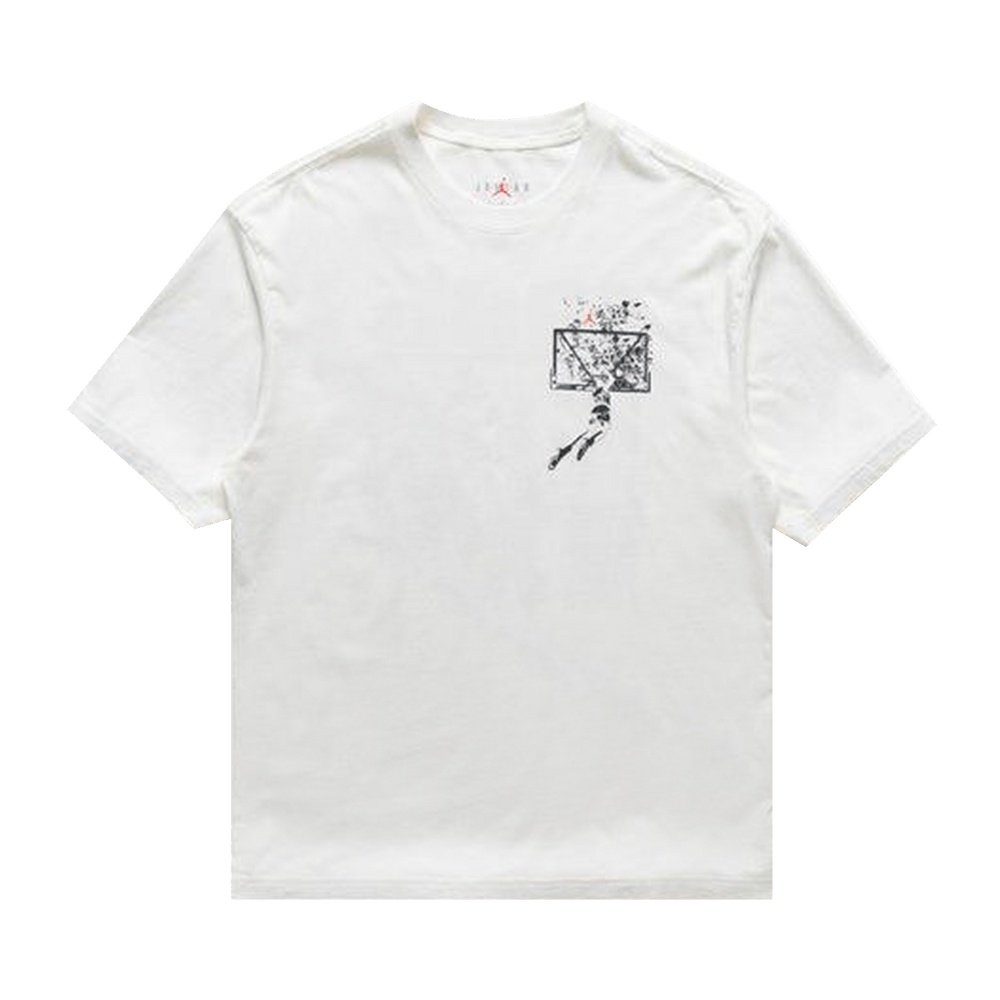 Air Jordan Brooklyn Oversized Graphic T-Shirt 'Sail/Off Black'