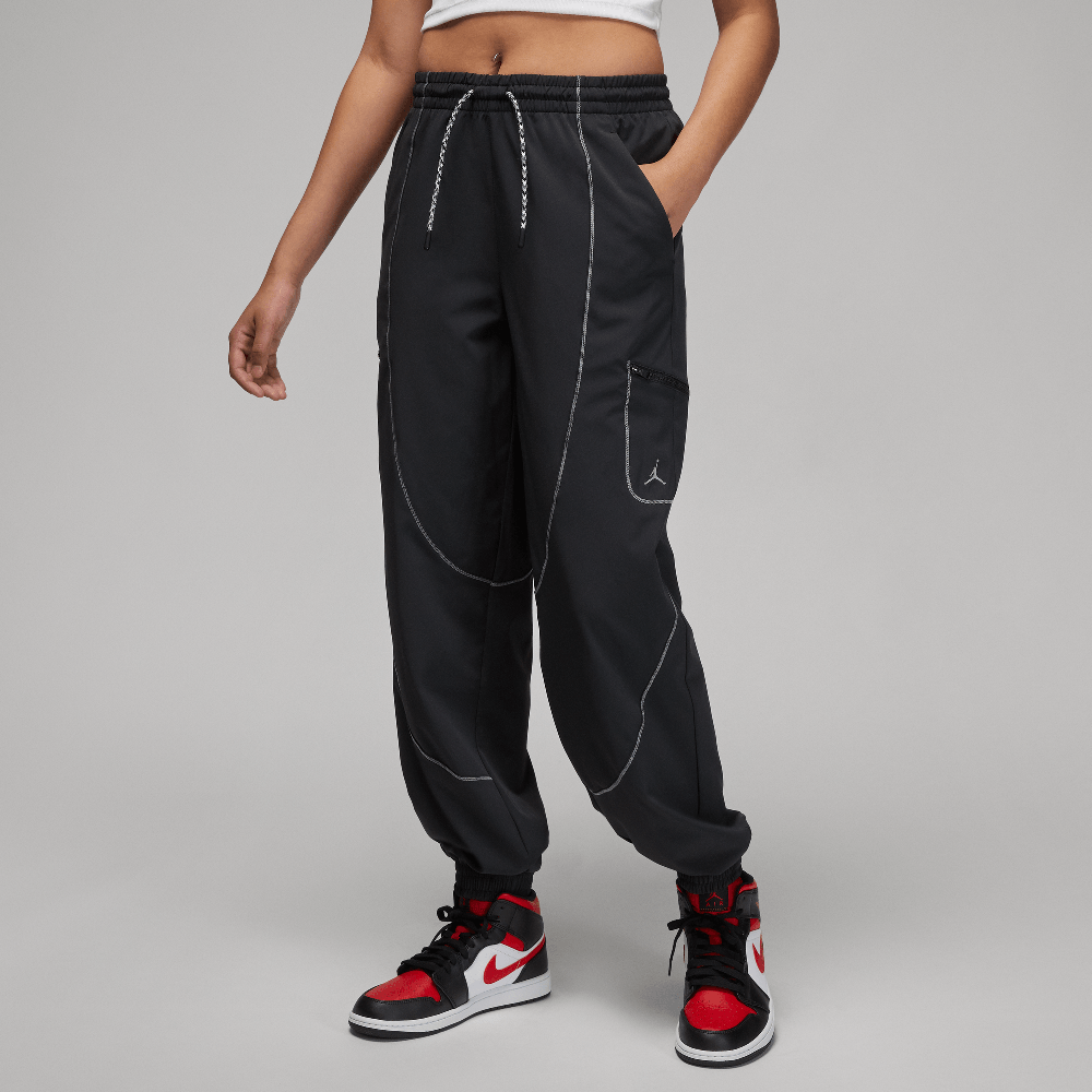Pantalon de jogging tunnel Jordan Sport pour Femme Noir/Gris discret/Gris discret