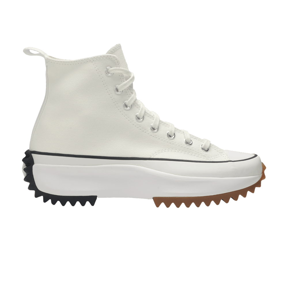 Converse Run Star Hike Hi Blanc Noir Gomme