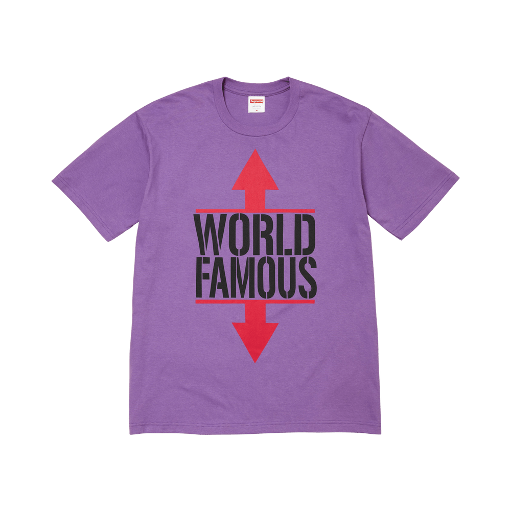 T-shirt Supreme World Famous « Purple »