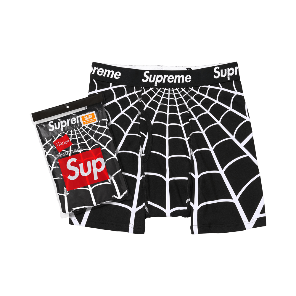 Supreme x Hanes Spider-Man Boxer Briefs (Lot de 2) « Black »